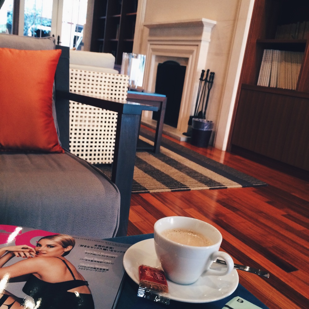 Coffee time at Celestine Hotel - Tokyo