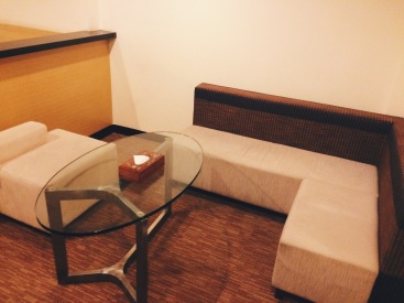 Bedroom's lounge area